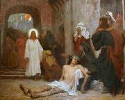 Rodolfo Amoedo Jesus Christ in Capernaum oil painting